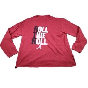 Roll Tide Roll Alabama Collegiate Sz XL T-shirt Long Sleeve Unbranded